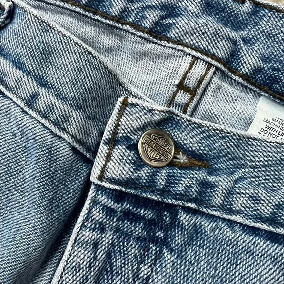 Harley-Davidson Boot Cut Jeans with Custom American Flag Pocket - One of a Kind - Picture 7 of 10